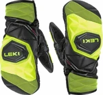 Leki WCR Venom 3D Junior Mitt Black/Ice Lemon 7 Lyžiarske rukavice