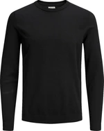 Jack&Jones Pánský svetr JJEBASIC 12137190 Black XXL