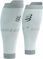 Compressport R2 Oxygen White/Nebel Grey T1 Huse pentru viței pentru alergători