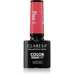 Claresa SoakOff UV/LED Color Fluo gelový lak na nehty odstín 6 5 g