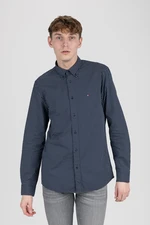 Tommy Hilfiger Košeľa - DOT PRINT SHIRT tmavomodrá