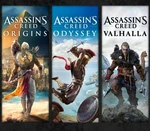 Assassin's Creed Bundle: Assassin's Creed Valhalla, Assassin's Creed Odyssey, and Assassin's Creed Origins AR XBOX One / Xbox Series X|S CD Key