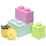 LEGO® Úložné boxy Multi-Pack 4 ks pastelové