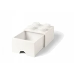 LEGO® úložný box 4 so šuplíkom 25 x 25 x 18 cm biela