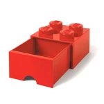 LEGO® Úložný box 4 so šuplíkom 25 x 25 x 18 cm Červená