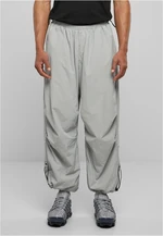 Nylon parachute pants made of light asphalt