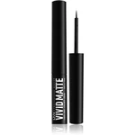 NYX Professional Makeup Vivid Matte tekuté oční linky s matným efektem odstín Black 4 ml