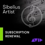 AVID Sibelius 1Y Subscription - Renewal (Digitální produkt)