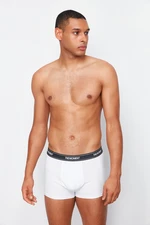 Trendyol 3-Piece Cotton Boxer with Black Lettering Elastic