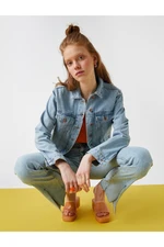 Koton Buttoned Denim Jacket