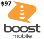 Boost Mobile $97 Mobile Top-up US