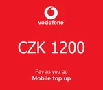 Vodafone 1200 CZK Mobile Top-up CZ