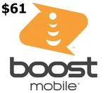 Boost Mobile $61 Mobile Top-up US