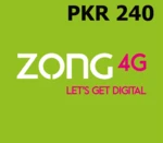 Zong 240 PKR Mobile Top-up PK