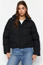 Trendyol fekete vízlepergető felfújható kabát