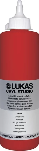 Lukas Cryl Studio Akril festék 500 ml Vermilion