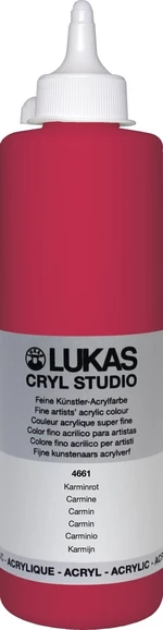 Lukas Cryl Studio Akrylová farba 500 ml Carmine