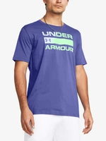 Under Armour UA Team Issue Wordmark SS Triko Fialová