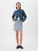 GAP Denim Cargo Mini Skirt - Women's