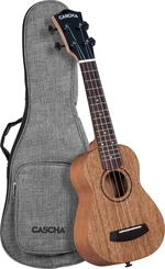 Cascha Soprano Ukulele Mahogany Solid Natural Ukulele soprano