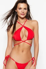 Trendyol Red Halter nyak kiegészítő bikini felső