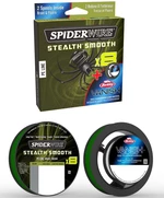 Spiderwire splétaná šňůra stlth smooth8 moos green 150m - 0,11 mm 10,3 kg