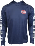 Penn Camiseta de manga corta Pro Hooded Jersey Marine Blue 2XL