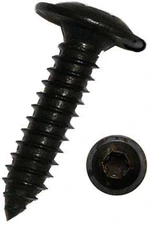 Dresselhaus Samořezné šrouby do plechu TORX, různé rozměry, nerezové A2, černé, sady 100 ks Velikost: 4.2x16 mm