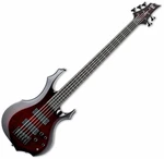 ESP LTD F-1005 See-Thru Black Cherry Sunburst Elektromos basszusgitár