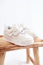 Children's leather sports shoes white Marisa