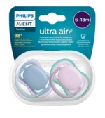 PHILIPS AVENT Cumlík Ultra air neutral 6-18m dievča 2 ks