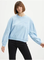 Light blue Womens Sweatshirt Pepe Jeans Terry - Ladies