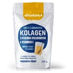 ALLNATURE Kolagén s kyselinou hyalurónovou a vitamínom C príchuť pomaranč 100 g