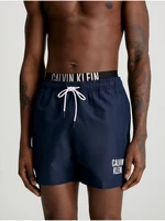 Tmavě modré pánské plavky Calvin Klein Underwear - Pánské