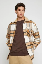 Kołnierzyk koszuli Koton Plaid Lumberjack z detalami na zatrzaski