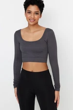 Trendyol Blouse - Gray - Fitted