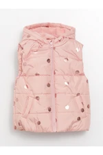 LC Waikiki Hooded Patterned Baby Girl Vest