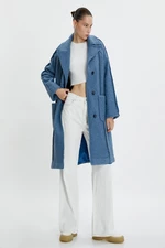 Koton modrý dámsky kabát