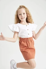 DEFACTO Girl Gabardine Skirt