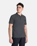 Men's cotton polo T-shirt KILPI VILAR-M Black