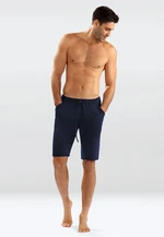 DKaren Man's Shorts Sam Navy Blue