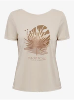 Beige Women's T-Shirt ONLY Free - Women