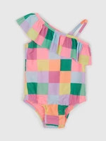 Colorful Girls' Plaid One-Piece Swimsuit GAP