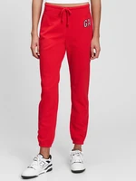 Red women's sweatpants GAP joggers