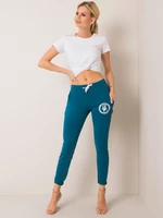 Sea sweatpants with appliqué