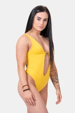 Women's swimsuit Nebbia One-colour monokini 560 yellow S