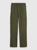 Dark Green Boys' Pocket Pants Gap