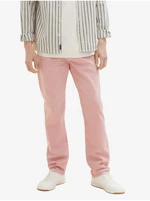 Light Pink Mens Straight Fit Jeans Tom Tailor - Men