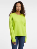 Neon green women's sweater ORSAY