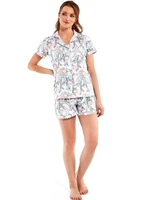 Pyjamas Cornette 346/264 Bianca kr/r S-2XL ecru